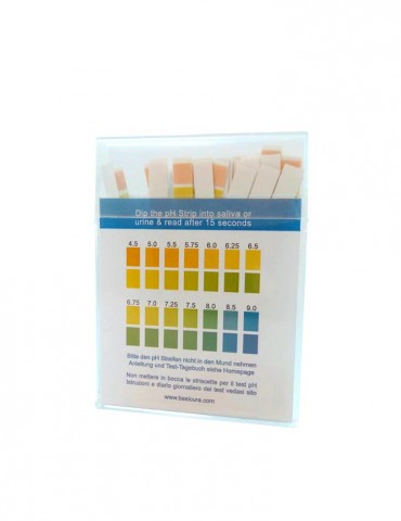 100x Strisce Cartine Tornasole di pH per Urina Saliva 4.5 a 9.0 pH